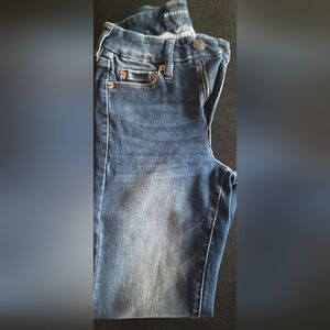 Aeropostale High Rise Curvy Jegging Blue Jeans